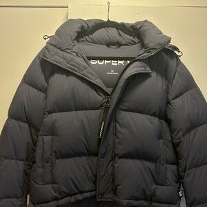 Aritzia SuperPuff Shorty - Admiral Blue